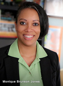 Headshot of President and CEO Monique Brunson Jones